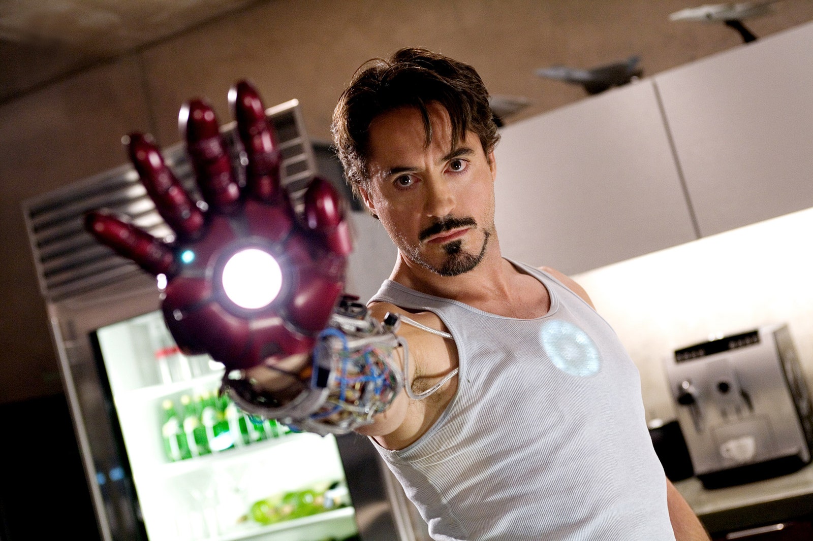 Robert Downey Jr. as Tony Stark in Iron Man