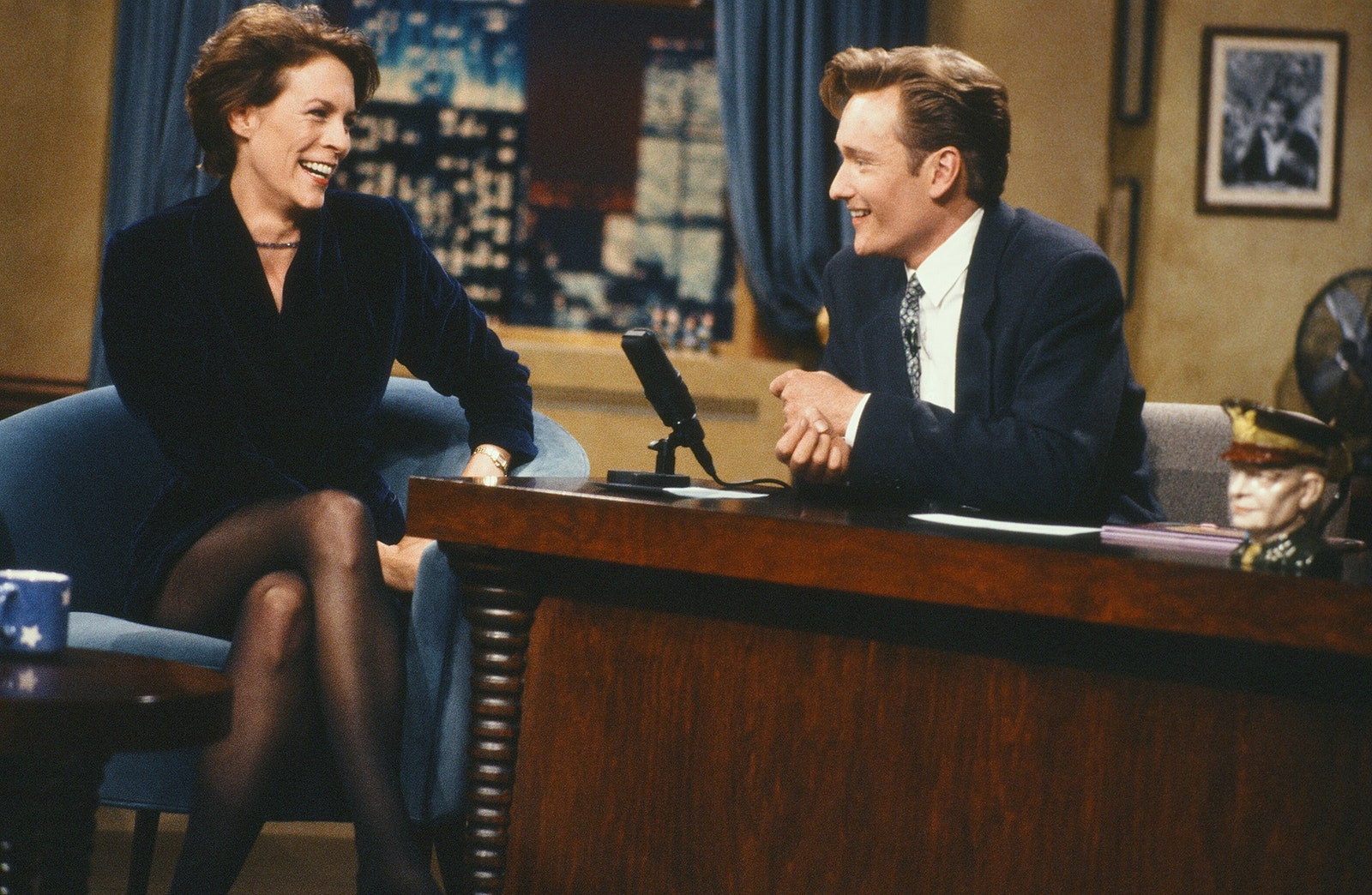 Jamie Lee Curtis during an interview.